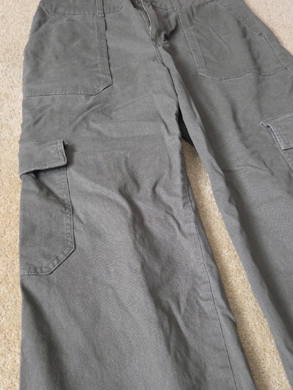wild fable Green Wide Leg Cargo Pants - Picture 2 of 8
